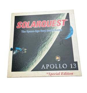 Vintage 1995 SOLARQUEST Apollo 13 Edition Space Age Real Estate Game COMPLETE